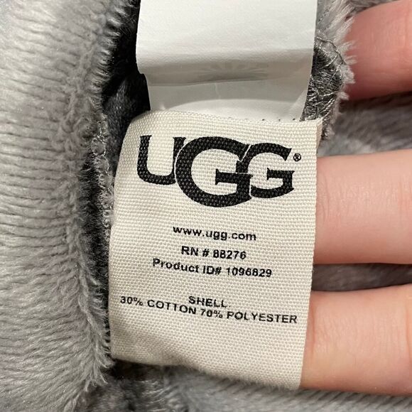 UGG Pichot Poncho Lounge Cape In Gray Heather - Size: XS/S - Picture 8 of 10